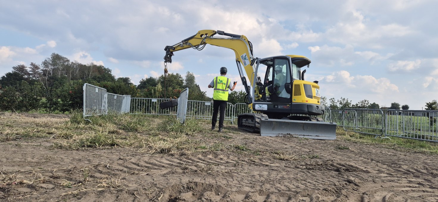 Opleiding grondverzet - kraan met rupsen