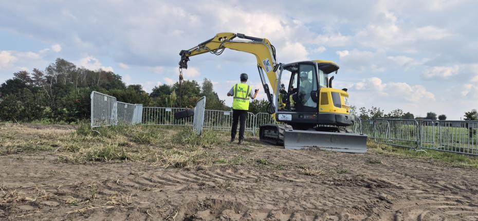 Opleiding grondverzet - kraan met rupsen